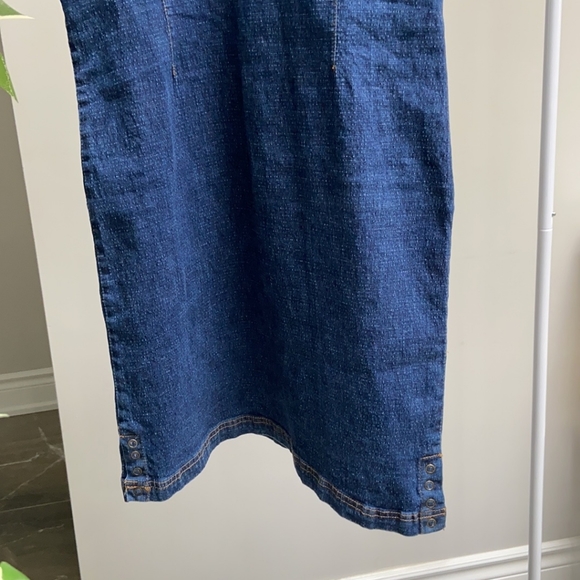 Y2K Fitted Demin Jean Dress - Picture 6 of 7